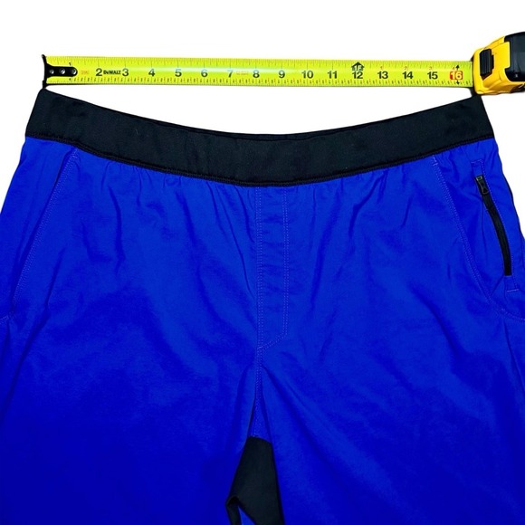 The North Face Mens Active Shorts Royal Blue, No Liner, Zipper Pocket - Picture 13 of 16